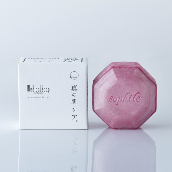 フェイシャルソープ／ピンク　医薬部外品（モーニングソープ）110g